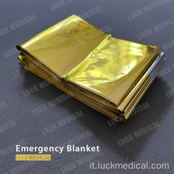 Oro / argento coperta di lamina di emergenza